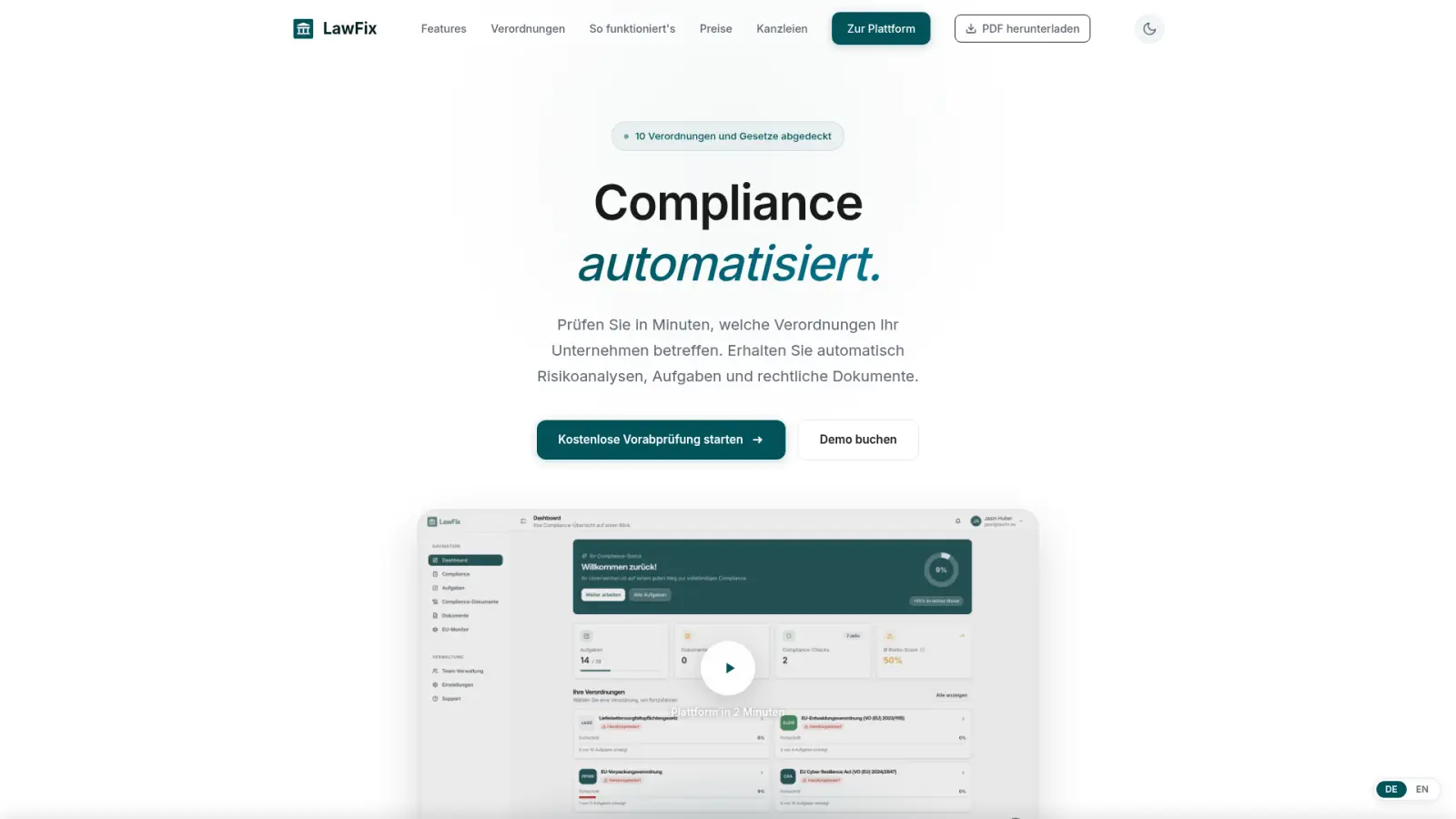 Lawfix Website Preview